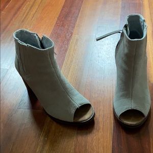 TOMS peep toe booties